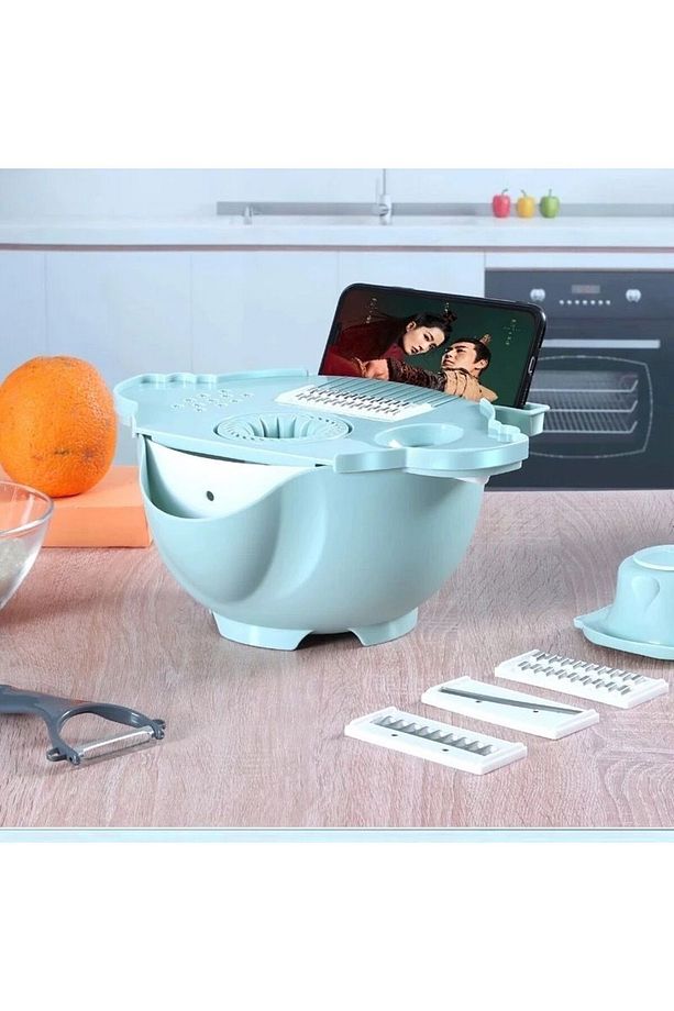 Multi fonksiyonel Salata hazırlama ve meyve sıkma aparatı - 1