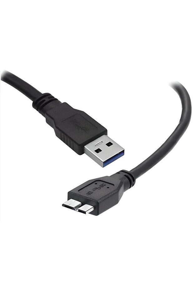 User HDD Harddisk SSD Yüksek Hız Şarj Data Kablo Micro USB 3.0 Kablo - 3