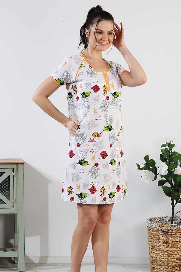 Cotton Women's Nightgown Dress