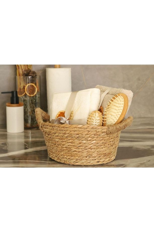 Vimini - Hasır Sepet Kulplu 25 Cm - 1
