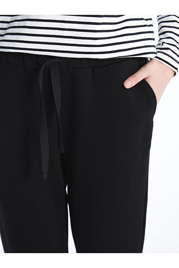 LCW Vision Kadın Beli Lastikli Düz Eşofman Altı - 4