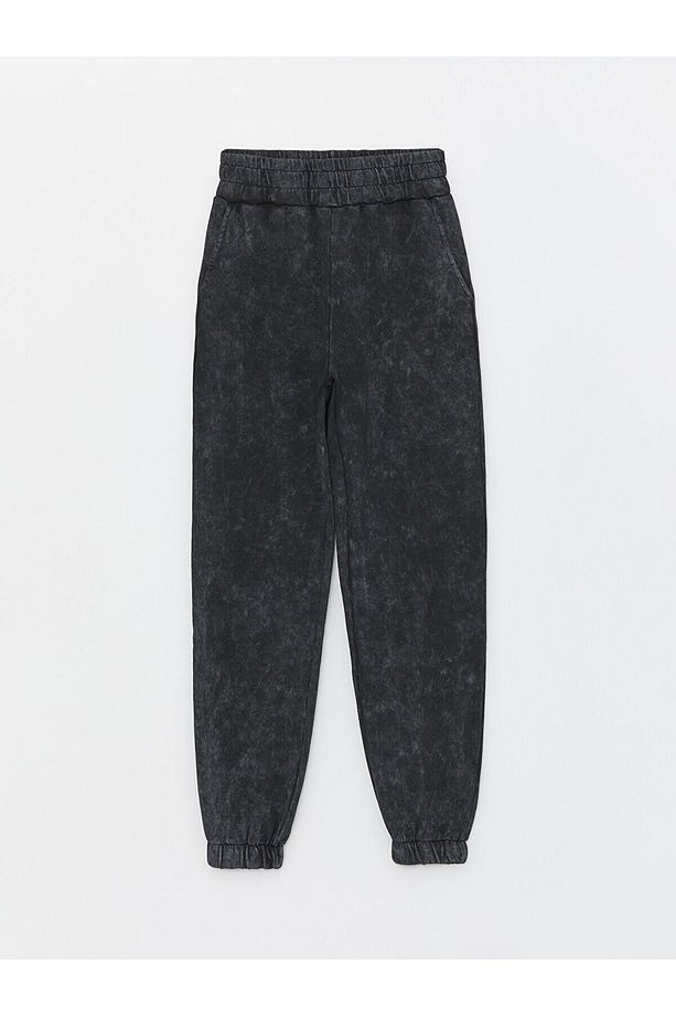 XSIDE Kadın Beli Lastikli Düz Jogger Eşofman Altı - 6