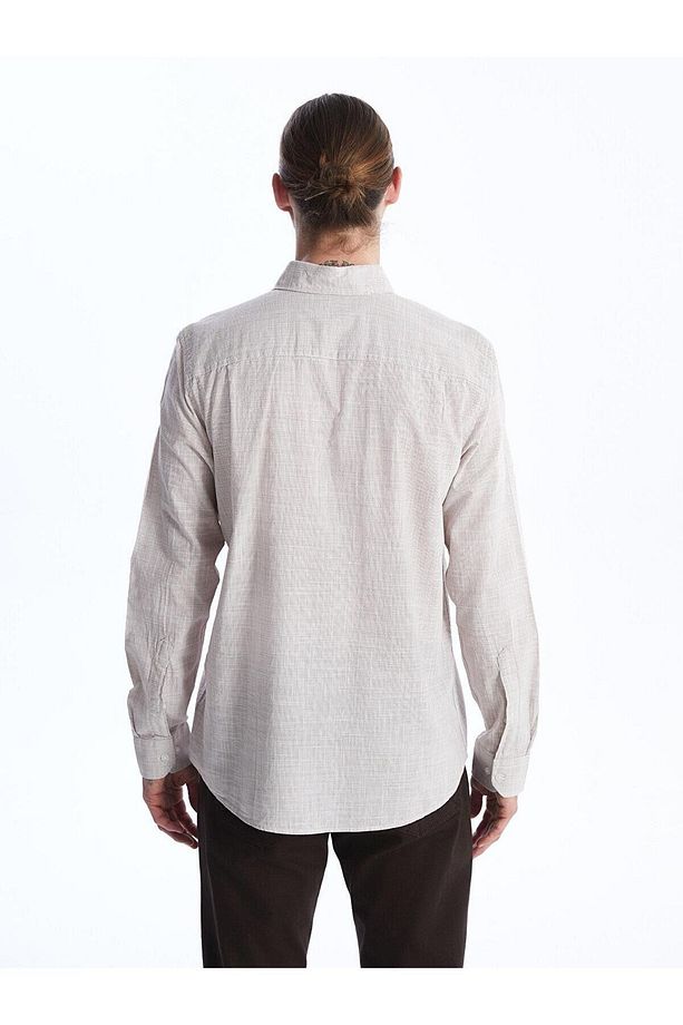 LCWAIKIKI Classic Regular Fit Uzun Kollu Erkek Gömlek - 5
