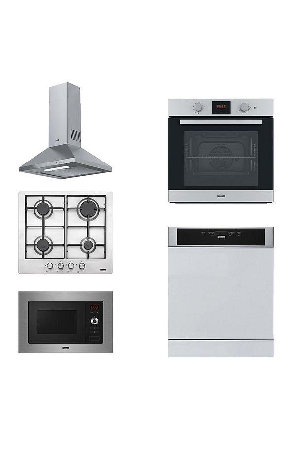 İnox Ankastre Set (FDL 6165 XS - FHNL 604 XS - FSL 86 H XS - FSL 20 XS - FDWS 614) - 1