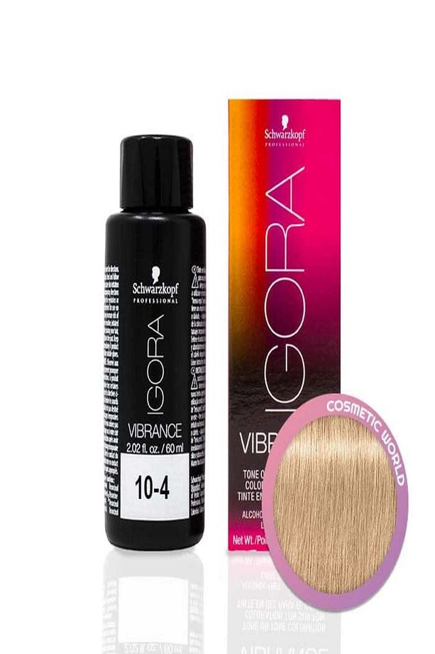 Schwarzkopf Igora Vibrance 10-4 Bej Yumuşak Toner Saç Boyası 60 ml - 1