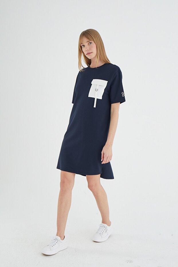 21196  BASKILI ELBİSE - 1