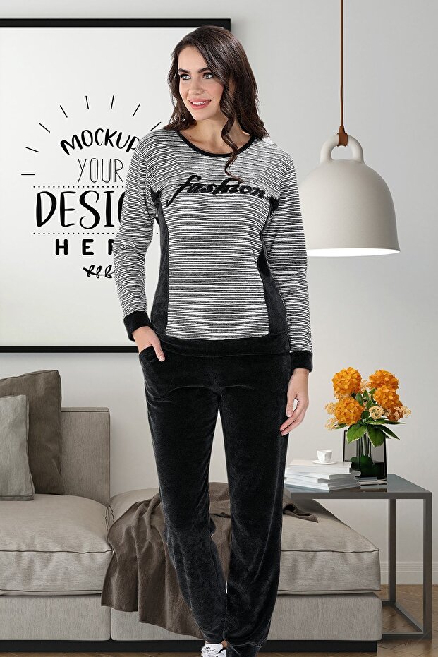 Cotton Jacquard Women's Pajama Set