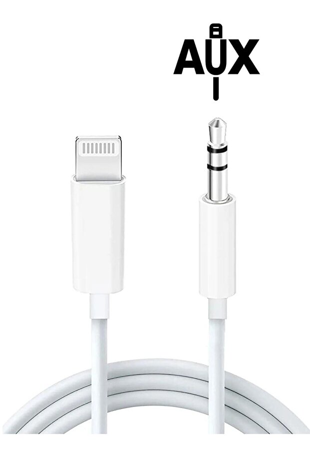 Lightning To 3.5 mm Aux For iPhone Audio Cable In-Car Compatible Aux Cable In-Car Converter