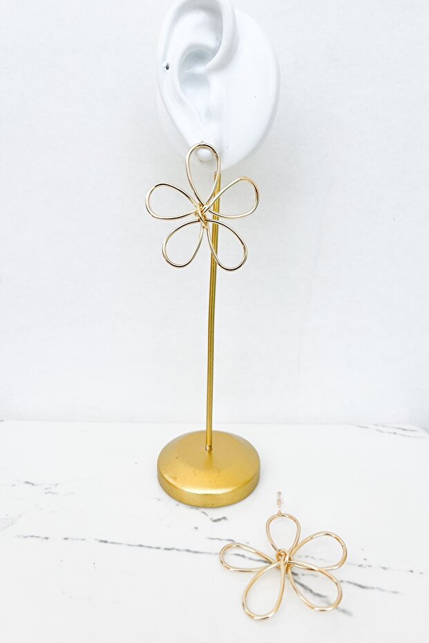 Çiçek Model Küpe - 1