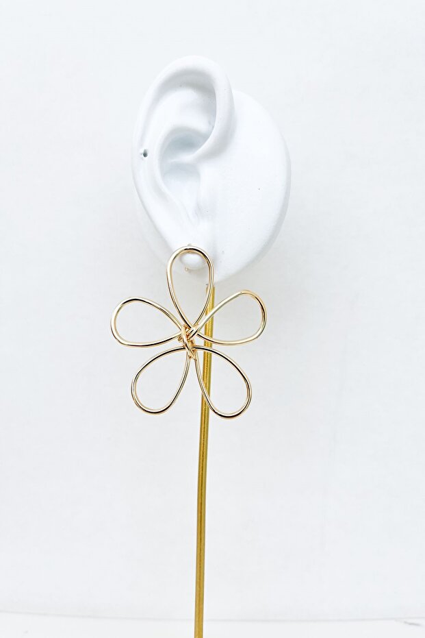 Çiçek Model Küpe - 2