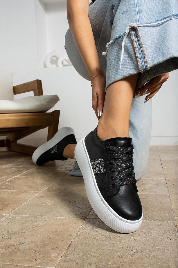Janie Kadın Sneaker Bağcıklı ayakkabı - 4