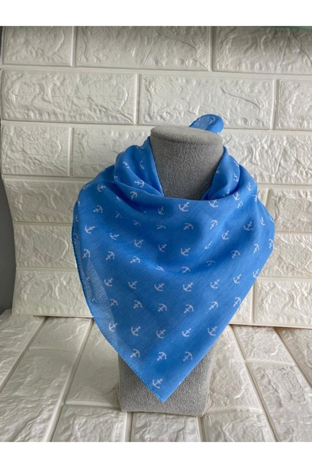 Unisex Anchor Patterned Bandana