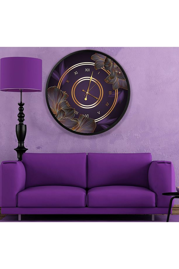 Kanvas (Ahşap) Duvar Saati - 70 cm - 1