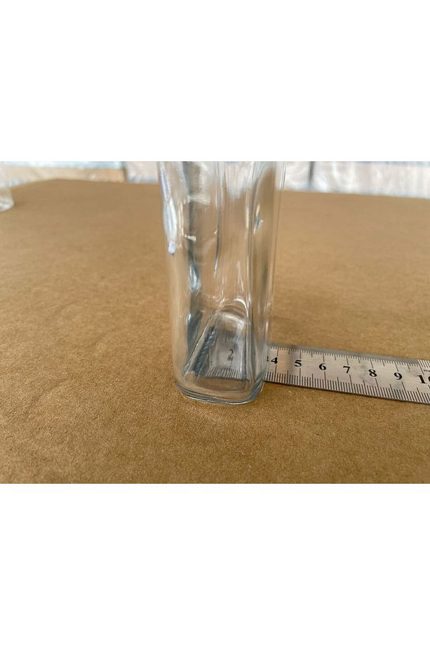 200 CC COLDBREW YASSI CAM ŞİŞE - YEŞİL BAŞLIKLI MANTAR TIPALI - 200 ML YASSI SOĞUK KAHVE ŞİŞE - 4