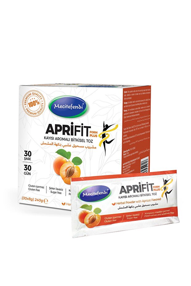 Aprifit Form Plus Kayısı Aromalı Bitkisel Toz 30 Şase - 1