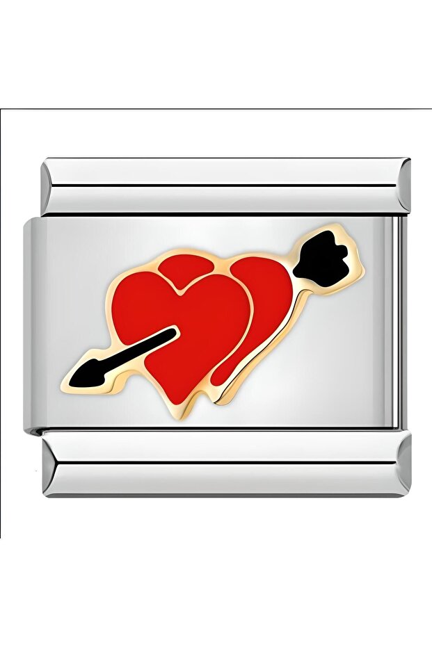 Steel Italian Charm Bracelet Charm