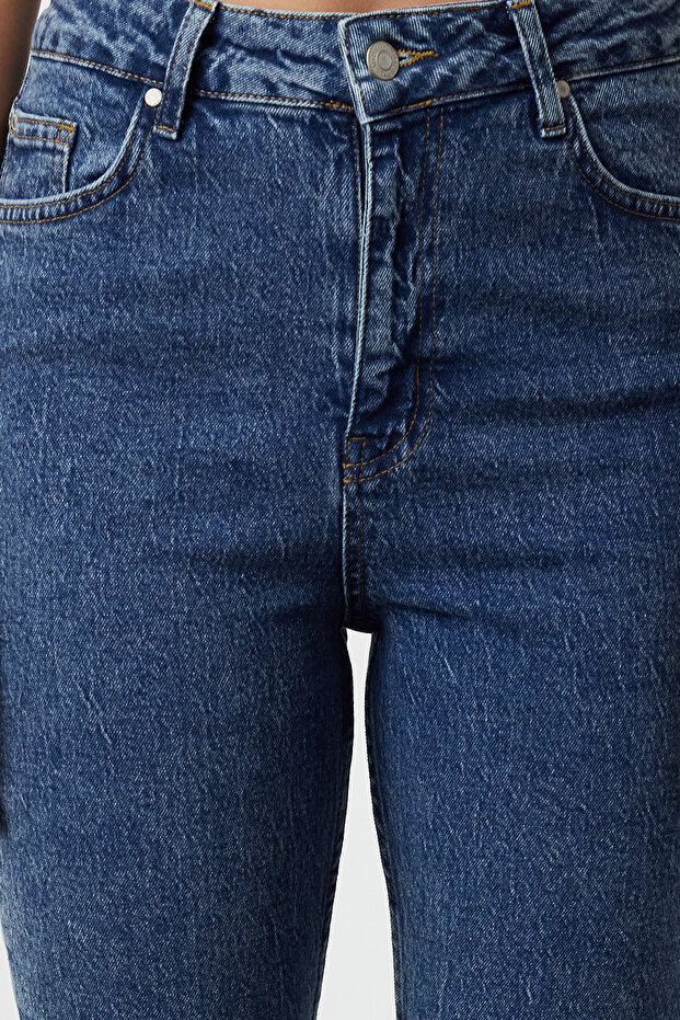 Mavi Yüksek Bel Kapri Jeans TWOAW25JE00010 - 3