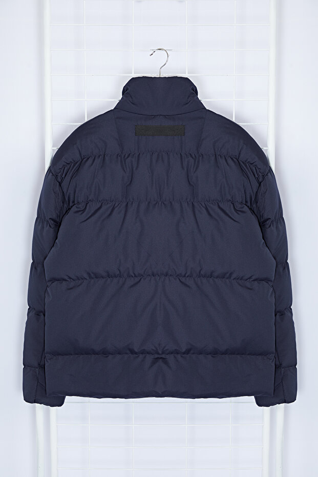 Oversize bunda Navy Blue Puffer - Ribstop, TMNAW25MO00009 - 8