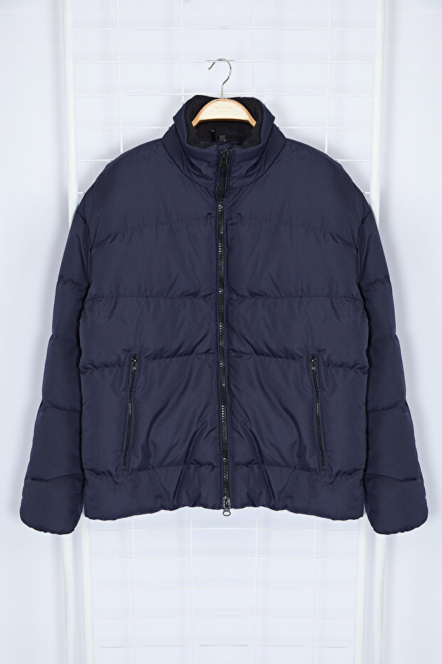 Oversize bunda Navy Blue Puffer - Ribstop, TMNAW25MO00009 - 6