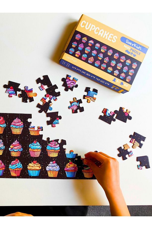 Cupcakes Midi Puzzle | 4-9 Yaş 80 Parça - 2