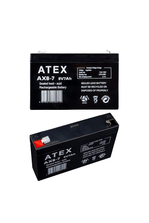 6 Volt AküÇocuk Oyuncak Araba Aküsü(Pili, Bataryası) 6 Volt 7 Amper Pilsan Ve Benzer Markalar Uyumlu - 1