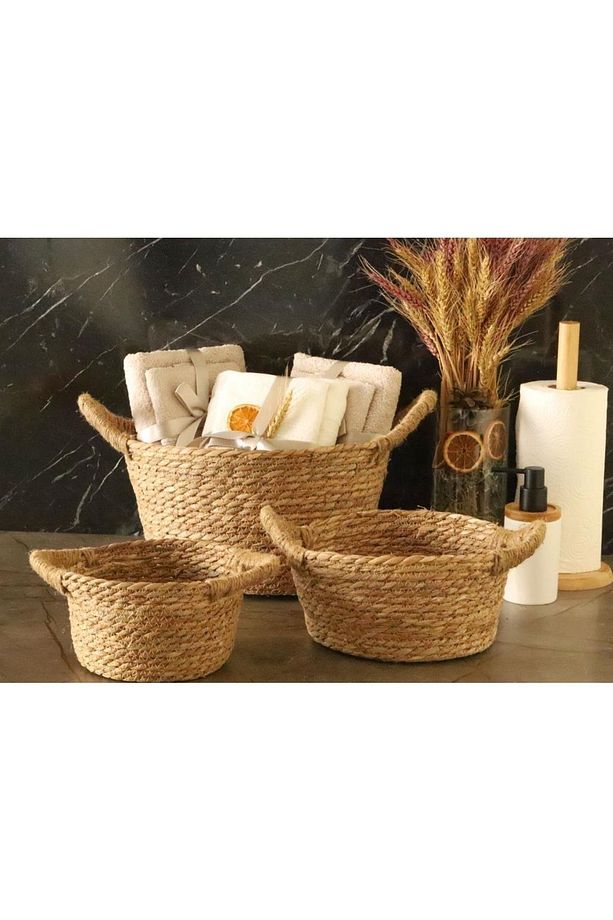 Vimini - Hasır Sepet Kulplu 19 Cm - 5