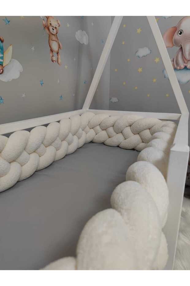 440 CM 4-PIECE KNITTED PROTECTIVE BOX MODEL NEW GENERATION PLUSH FABRIC (FOR 90X130 CM CRIB)