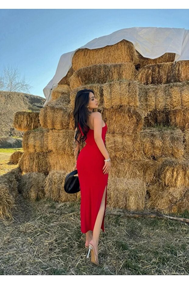 Rochie Sandy cu un singur umăr - 3