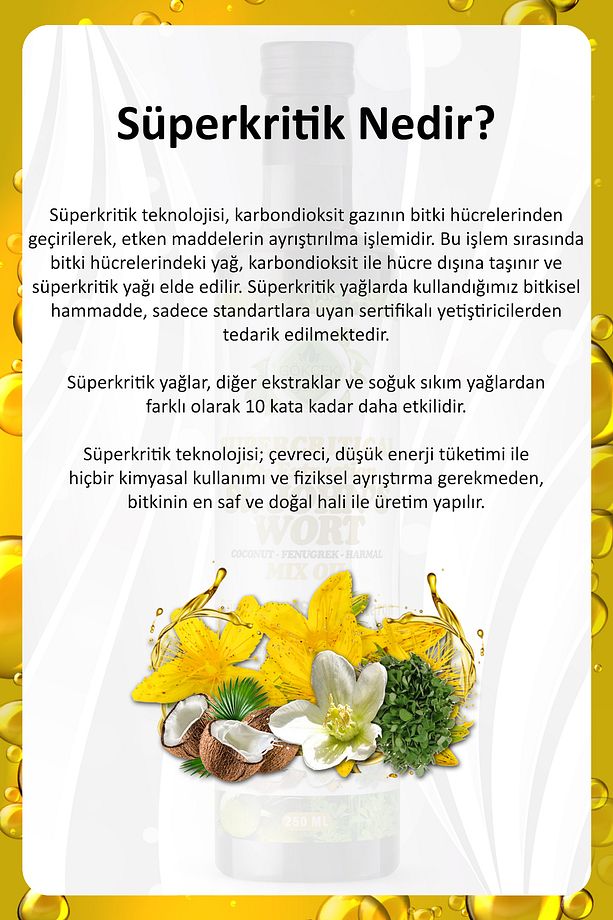 Sarı Kantaron Süperkritik Mix Yağı 250 ml (ST. JOHN'S WORT SUPERCRİTİCAL MİX OİL) - 6