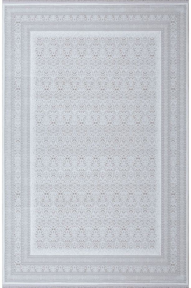 Concept Modern Bej Gri Makine Dokuma Halı Saçaksız Salon Mutfak Oturma Yatak Odası Halısı - 8