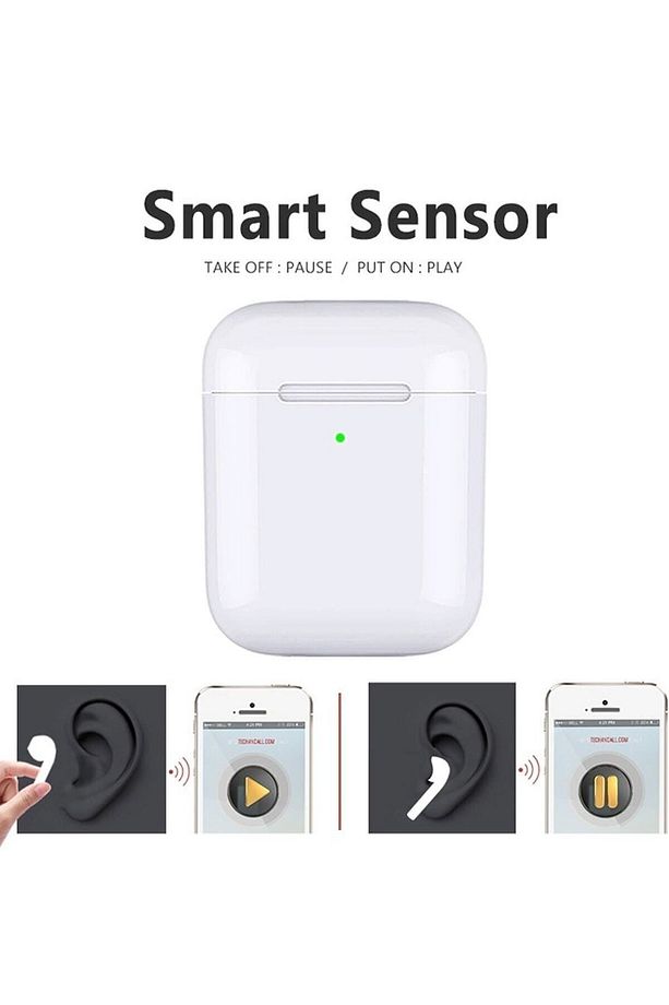 2. Nesil Ios Android Uyumlu Yeni Nesil Wireless Charge Bluetooth Kulaklık Kılıf Hediyeli - 4