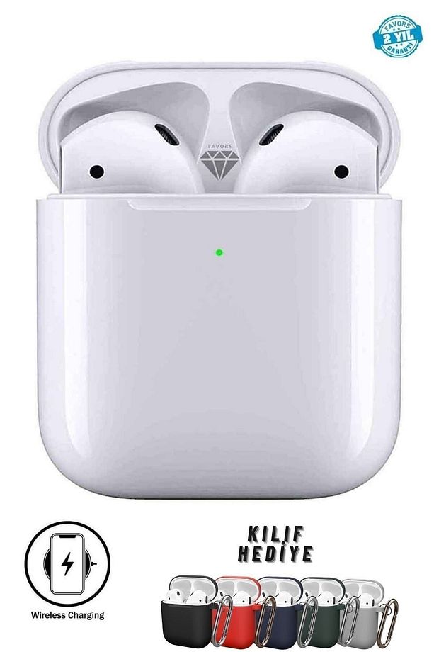 2. Nesil Ios Android Uyumlu Yeni Nesil Wireless Charge Bluetooth Kulaklık Kılıf Hediyeli - 2