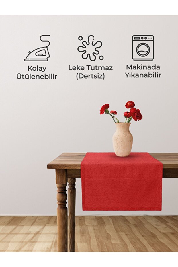 Elsa Runner Kırmızı 50x170cm - 3