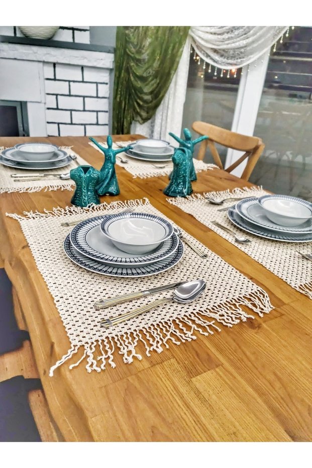 Cotton Lace Knit Placemat (PLACEMAT) 35x50cm