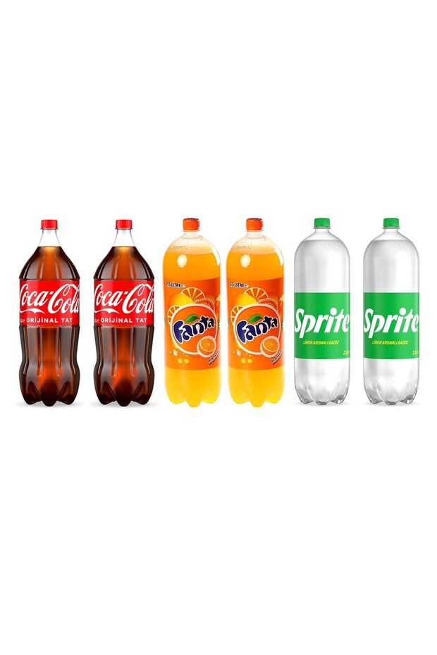 Fanta Sprite 2,5 lt 6 lı Karma Paket - 1
