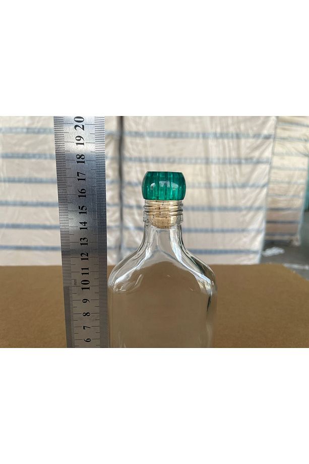 200 CC COLDBREW YASSI CAM ŞİŞE - YEŞİL BAŞLIKLI MANTAR TIPALI - 200 ML YASSI SOĞUK KAHVE ŞİŞE - 3