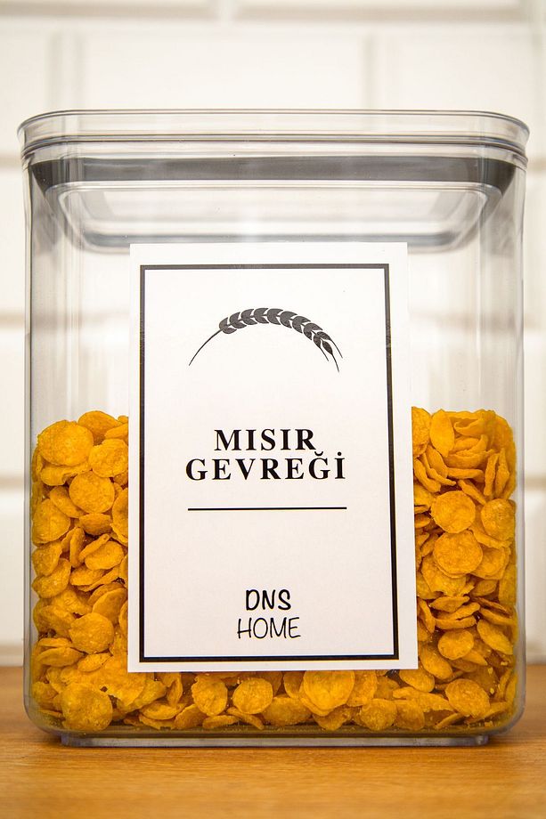 2'li Saklama Kabı Saklama Kutusu Kabı Mika Set 2100 ml - 5
