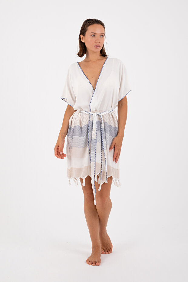 - Kimono - Peshtemal Kimono - Mikanos Kimono