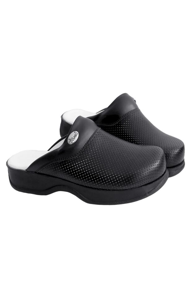 Classic Slippers Nurse Doctor Cook Slippers with Massage Sole Black Unisex