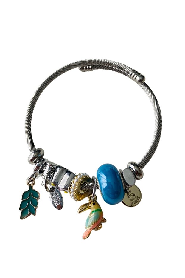 Women's Model Charm Steel Bracelet