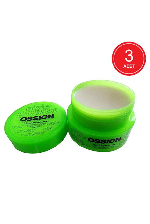 Ossion Matte Styling Wax 3 X 100 ml - 1