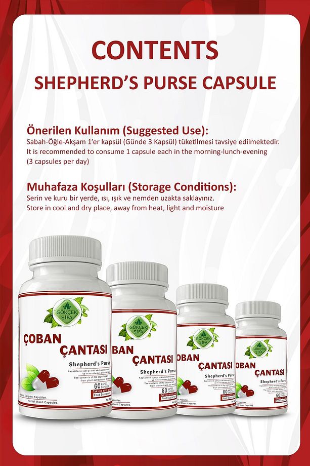 Çoban Çantası Kapsül (Shepherd's Puerse Capsule) X 2 - 5
