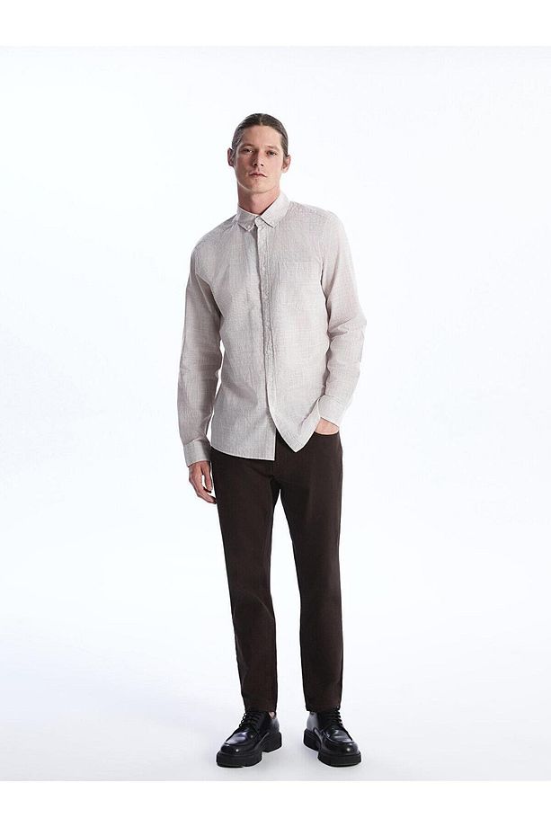 LCWAIKIKI Classic Regular Fit Uzun Kollu Erkek Gömlek - 3