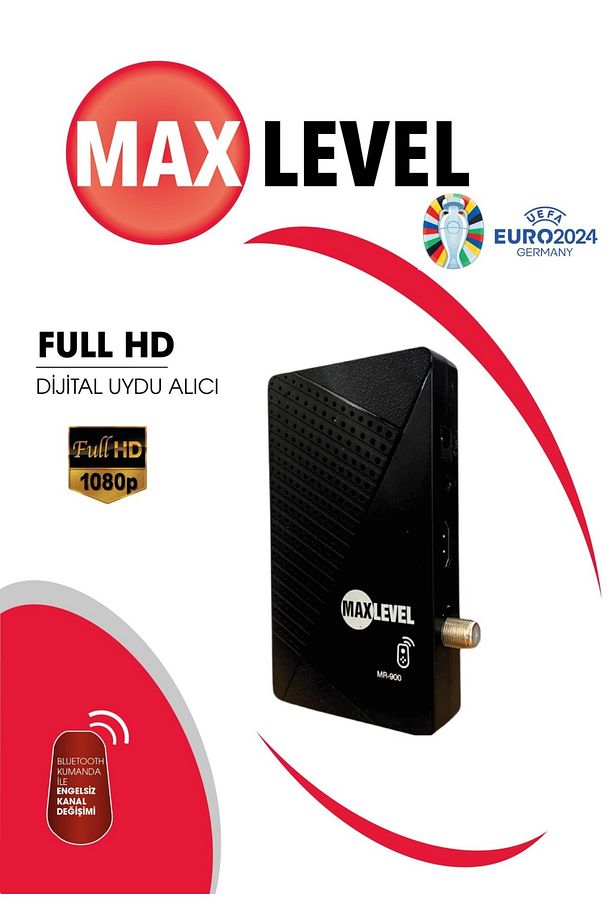 Maxlevel Hd Uydu Alıcı Tgks'li Mpeg4 Hd Tak Kullan Bluetooth Kumandalı - 1