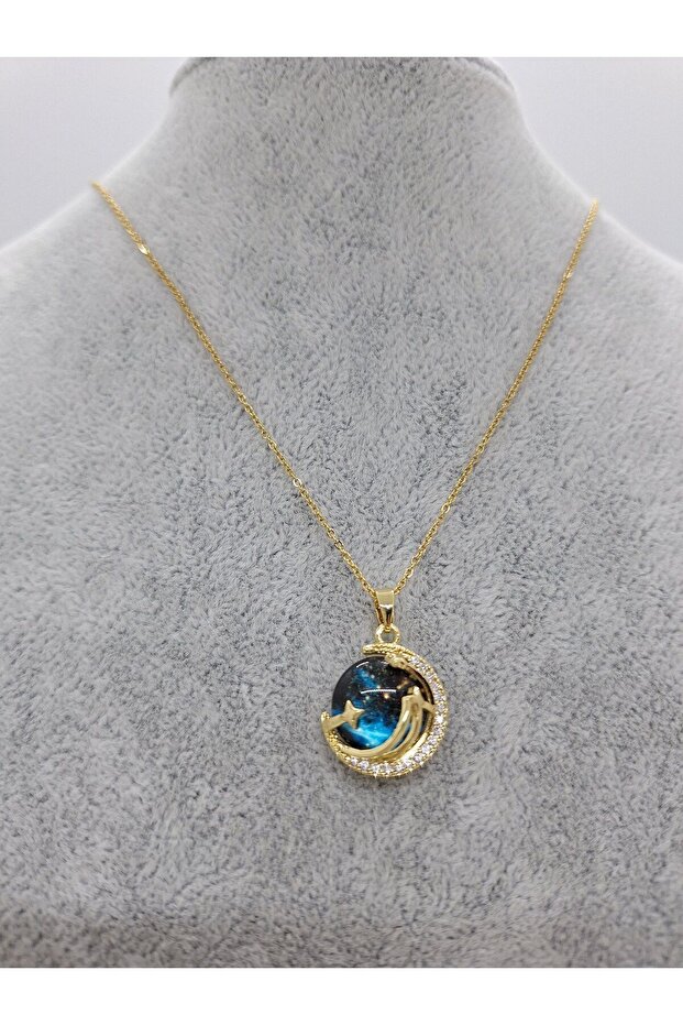 Steel Planet Necklace