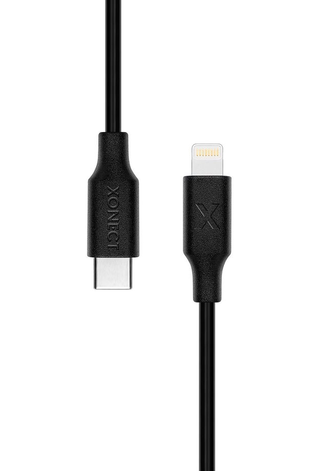 Type-C to Lightning iPhone Modelleri için Hızlı Şarj ve Data Kablosu 40cm (Siyah) - 4
