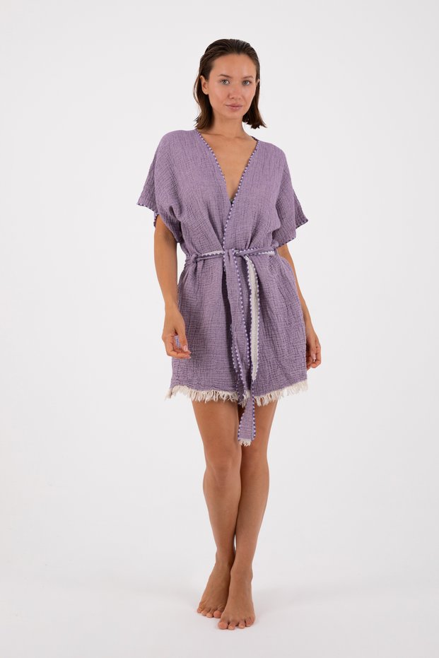 - Kimono - Peshtemal Kimono - Muslin Kimono - Selimiye