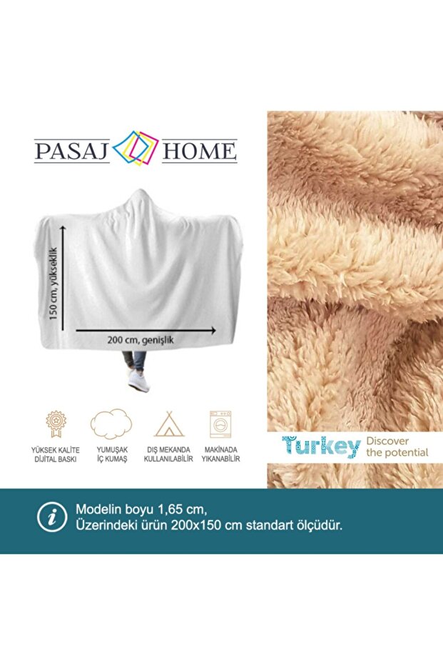 Creation Kapüşonlu Battaniye - 6