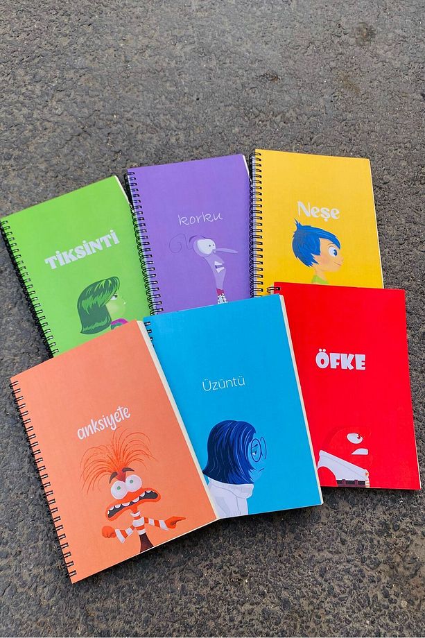 Spiralli A5 Defter Ters Yüz Tiksinti (200 Sayfa) - 1