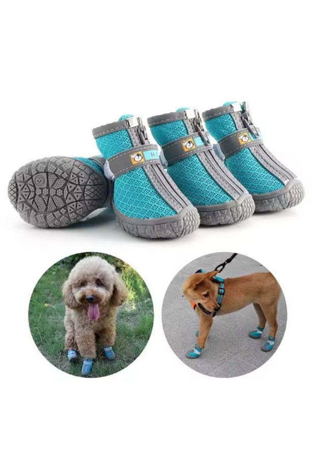 Köpek Ayakkabı,Kauçuk Ayakkabı,Su Geçirmez Köpek Botu,Yüksek Kalite Köpek Ayakkabı,Kaydırmaz - 3